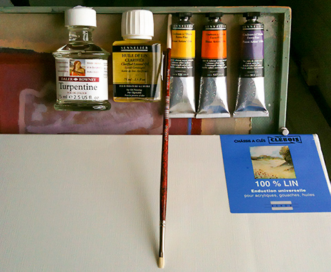 ARtists' oil painting materials